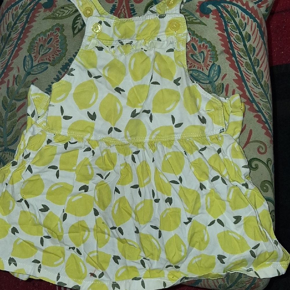 Carter's Yellow Lemon Print Sundress